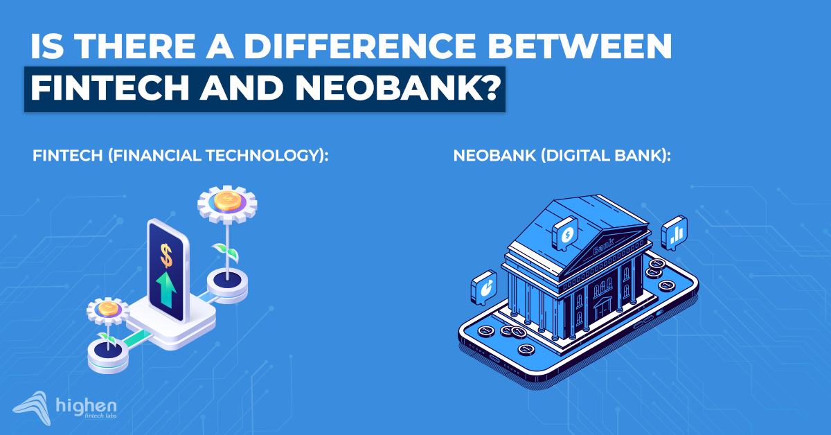 difference between fintech and neobank